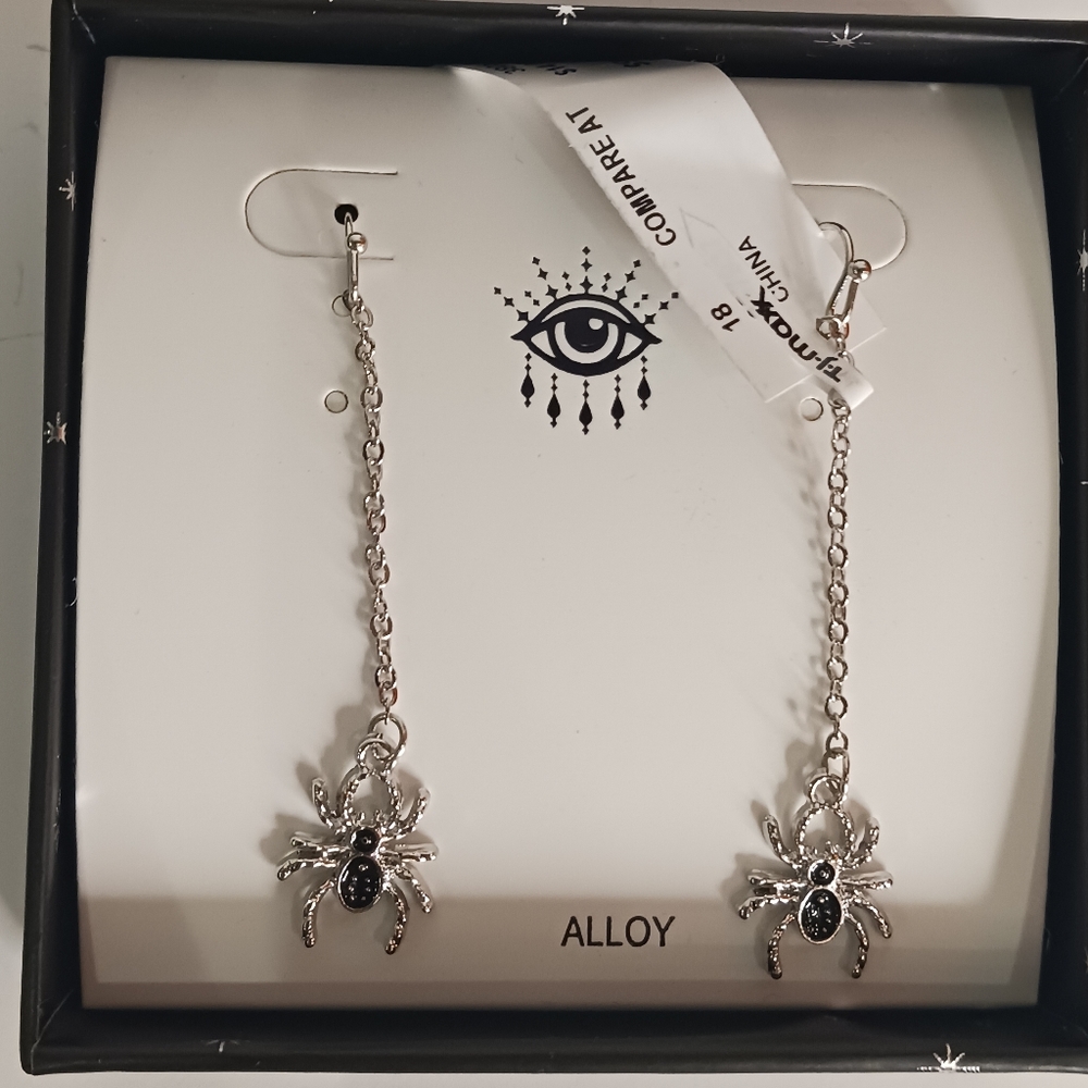 Spider earrings